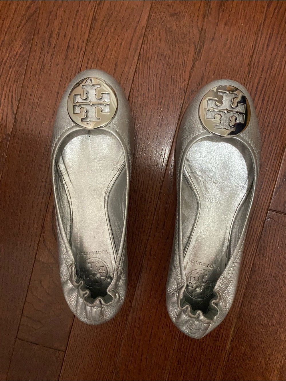 Tory Burch Ballet Flats - Silver